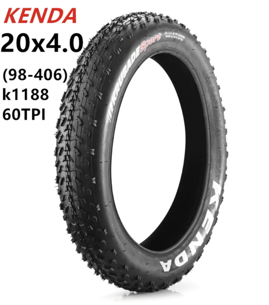 Kenda Krusade 20x4 tires